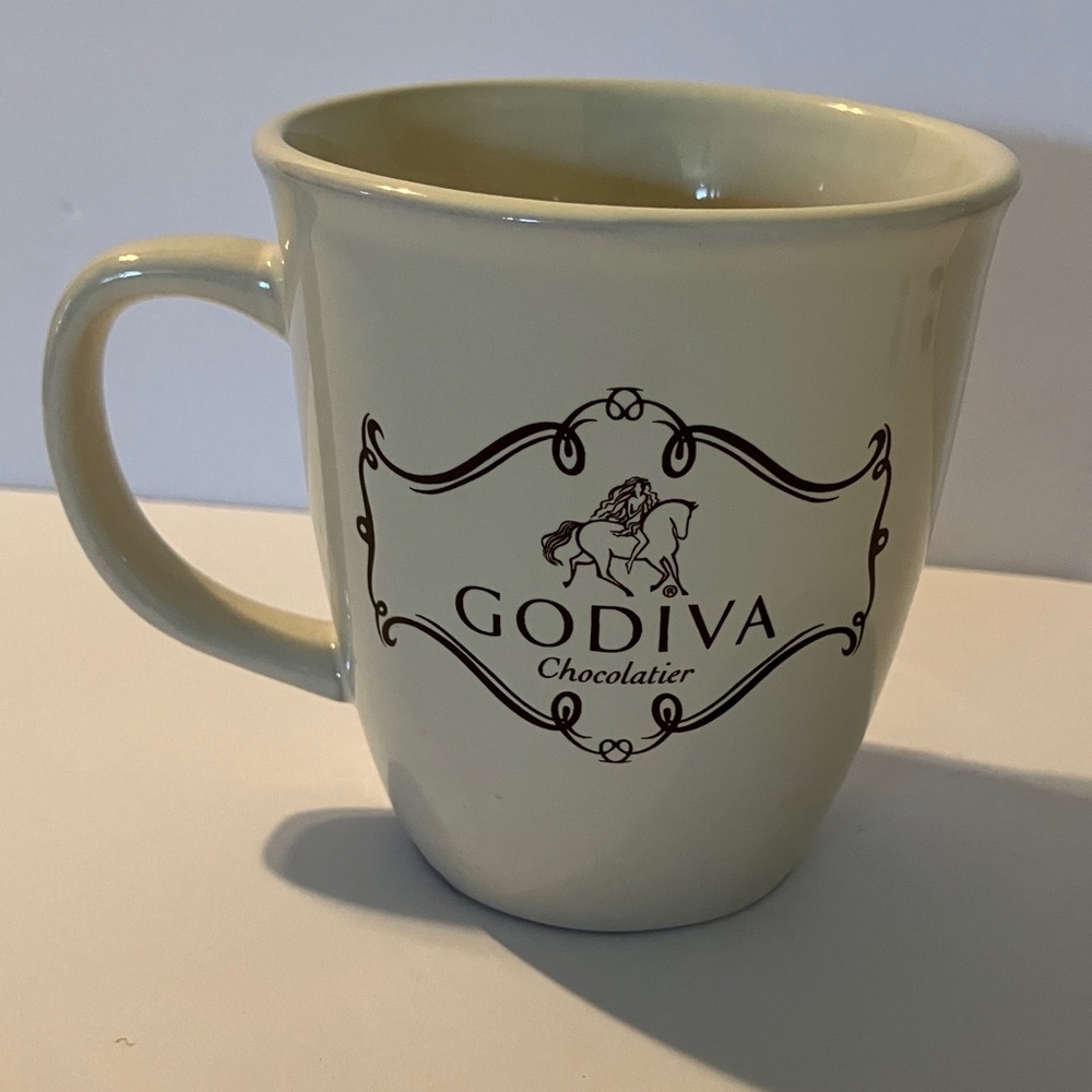Godiva‎ Cream Mug with Elegant Design